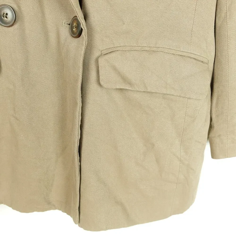 Madewell‎ Blazer Womens SZ S Drapeweave Caldwell Double Breasted Business Casual